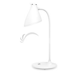 Platinet PDL6730 stoln LED lampa 5W stmievaten, integrovan batria 2400mAh, biela PLADLL6730BL