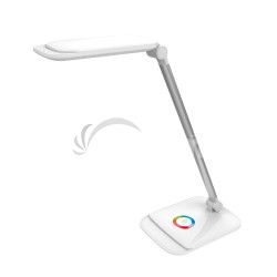 Platinet stoln LED lampa 18W stmievaten, dotykov ovldanie, USB port, biela PLADLL60BL