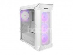 Potaov skria Genesis IRID 505 ARGB WHITE MIDI TOWER (USB 3.0), 4x 120mm ventiltory NPC-1872