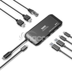 PORT CONNECT Cestovn� dokovacia stanica USB-C, 2�4K, 7portov, PD100W 901917