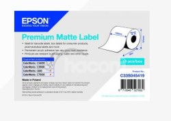 Premium Matte Label Cont.R, 105mm x 35m, MOQ 18ks C33S045727