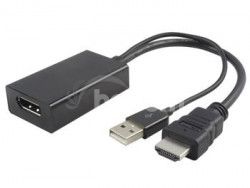 PremiumCord adaptr HDMI to DisplayPort Male / Female s napjanm z USB kportad09