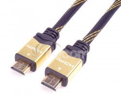 PremiumCord dizajnov HDMI 2.0 kbel, pozlten konektory, 2m kphdm2q2