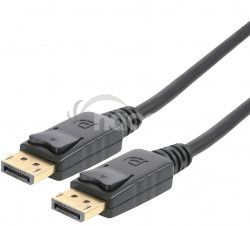 PremiumCord DisplayPort 2.0 ppojn kabel M/M, zlacen konektory, 1m kport9-01