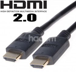 PremiumCord HDMI 2.0 High Speed + Ethernet, pozlten konektory, 0,5 m kphdm2-05