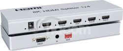 PremiumCord HDMI splitter 2.1, 1-4 porty, 8k khsplit4p