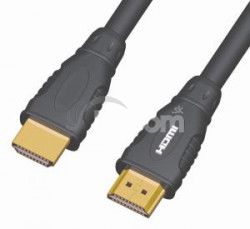 PremiumCord Kbel HDMI A - HDMI AM / M 1m, zlac.kon. kphdmi1