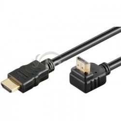 PremiumCord Kbel HDMI + Ethernet, zlac., 90 , 1m kphdmea1