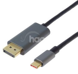PremiumCord kbel USB-C na DisplayPort DP1.4 8K @ 60Hz a 4k @ 120Hz 2m ku31dp09