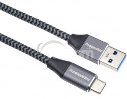 PremiumCord kbel USB-C - USB 3.0 A (USB 3.1 generation 1, 3A, 5Gbit/s) 0,5m oplet ku31cs05