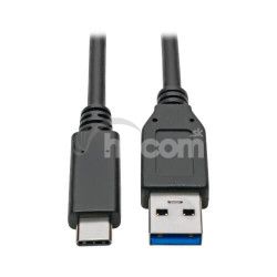 PremiumCord kbel USB-C - USB 3.0 A (USB 3.1 generation 2, 3A, 10Gbit / s) 0,5m ku31ck05bk