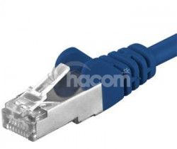 PremiumCord Patch kbel cat6 S-FTP, RJ45-RJ45, AWG 26/7 10m, modr sp6asftp100B