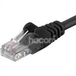 PremiumCord Kbel Patch UTP RJ45-RJ45 CAT6 0.5m ierna sp6utp005C