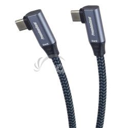 PremiumCord USB-C 2x zahnut kbel, 2m ku31cj2