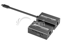 PremiumCord USB-C -> HDMI extender 60m khext60-11