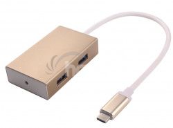 PremiumCord USB3.1 hb 4x USB3.0 hlinkov puzdro ku31hub01