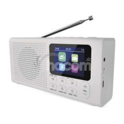 Prenosn� r�dio s Bluetooth P-600W, DAB / DAB+ / FM, biele E0091