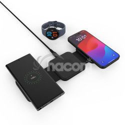 QI skladacia nab�ja�ka 3v1 FIXED Flex for Samsung FIXFLE-SA-BK