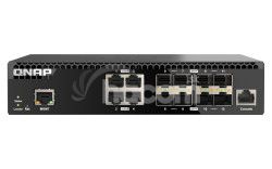 QNAP riaden switch QSW-M3212R-8S4T (4x 10GbE porty + 8x 10G SFP+ porty, polovin rka) QSW-M3212R-8S4T