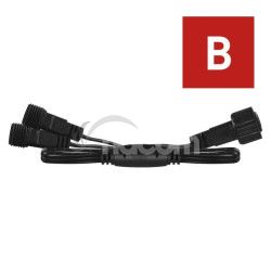 Rozboova pre spojovacie reaze Standard ierny, 0,5 m, vonkaj aj vntorn D1ZB03
