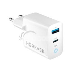 Rchlonabjaka do siete Forever GaN TC-06-45AC GaN PD QC 1x USB-C 1x USB 45W biela GSM171396