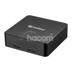 Sandberg 3in1 Magnet Powerbank 5000 mAh, magnetick� powerbanka s bezdr�tov�m nab�jan�m, �ierna 421-28