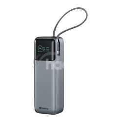 Sandberg All-in1 Powerbank 20000 mAh PD 130W, powerbanka s USB-C k�blom, �ierna 421-30