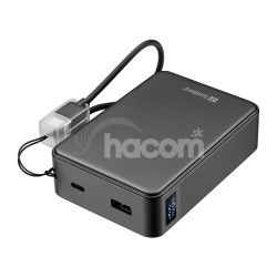 Sandberg Nano Powerbank 20000 mAh PD20W, kompaktn� powerbanka s USB-C k�blom, �ierna 421-40