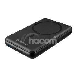 Sandberg SemiSolidState Magnet Powerbank 10000 mAh PD20W, magnetick� powerbanka, �ierna 421-51