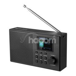 Sandberg Speaker Radio DAB+BT Recharge, prenosn� DAB+/FM r�dio s Bluetooth, �ierna 421-39