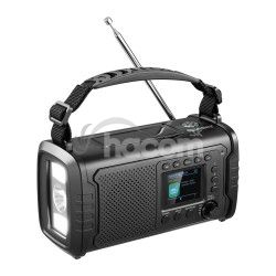 Sandberg Survivor DAB Radio All-in-1 20000 mAh, outdoorov� r�dio, BT reproduktor, powerbanka, �ierna 421-38