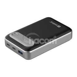 Sandberg Travel Powerbank 20000 mAh PD35W, kompaktn� powerbanka s USB-C PD, �ierna 421-41