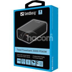 Sandberg Travel Powerbank 20000 PD65W 420-95