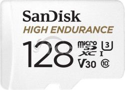 SanDisk High Endurance/micro SDXC/128GB/100MBps/UHS-I U3 / Class 10/+ Adaptr SDSQQNR-128G-GN6IA