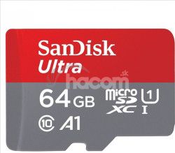 SanDisk Ultra microSDXC 64GB 140MB/s + adaptr SDSQUAB-064G-GN6MA
