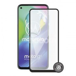 Screenshield MOTOROLA Moto G8 XT2045 Tempered Glass protection (full COVER black) MOT-TG25DBXT2045-D