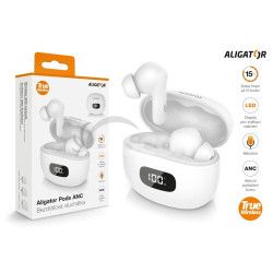 Slchadl ALIGATOR PODS ANC TWS08, biela TWS08WT