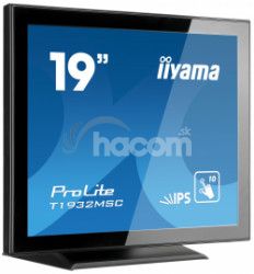 19 "iiyama T1932MSC-B5X - IPS, FullHD, 14ms, 250cd / m2, VGA, HDMI, DP, T1932MSC-B5X