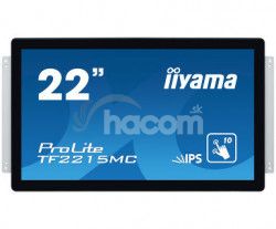 22 "iiyama TF2215MC-B2: IPS, FullHD, Capacitive, 10P, 350cd / m2, VGA, DP, HDMi, ierny TF2215MC-B2