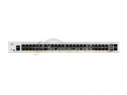 Catalyst C1000-48P-4X-L, 48x 10/100/1000 Ethernet PoE + ports and 370W PoE budget, 4x 10G SFP + uplnks C1000-48P-4X-L