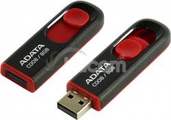8GB USB ADATA C008 ierno / erven (potla) AC008-8G-RKD