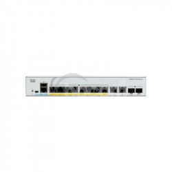 Catalyst C1000-8FP-E-2G-L, 8x 10/100/1000 ter PoE + ports and 120W PoE budget, 2x 1G SFP and RJ-45 C1000-8FP-E-2G-L