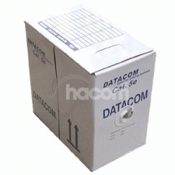 DATACOM FTP Cat5e PVC kbel 305m (lanko) siv