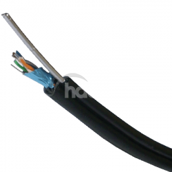 DATACOM FTP drt Cat5e 305m samonosn OUTDOOR blk 1206