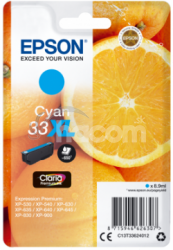 Epson Singlepack Cyan 33XL Claria Premium Ink C13T33624012