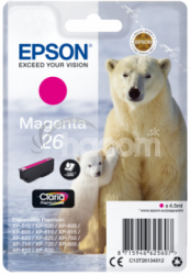 Epson Singlepack Magenta 26 Claria Premium Ink C13T26134012