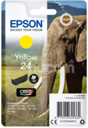 Epson Singlepack Yellow 24 Claria Photo HD Ink C13T24244012