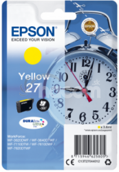 Epson Singlepack Yellow 27 DURABrite Ultra Ink C13T27044012