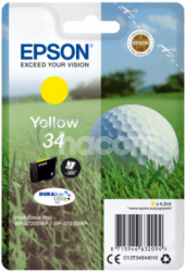 Epson Singlepack Yellow 34 DURABrite Ultra Ink C13T34644010