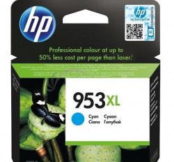 HP 953XL azrov atramentov kazeta, F6U16AE F6U16AE